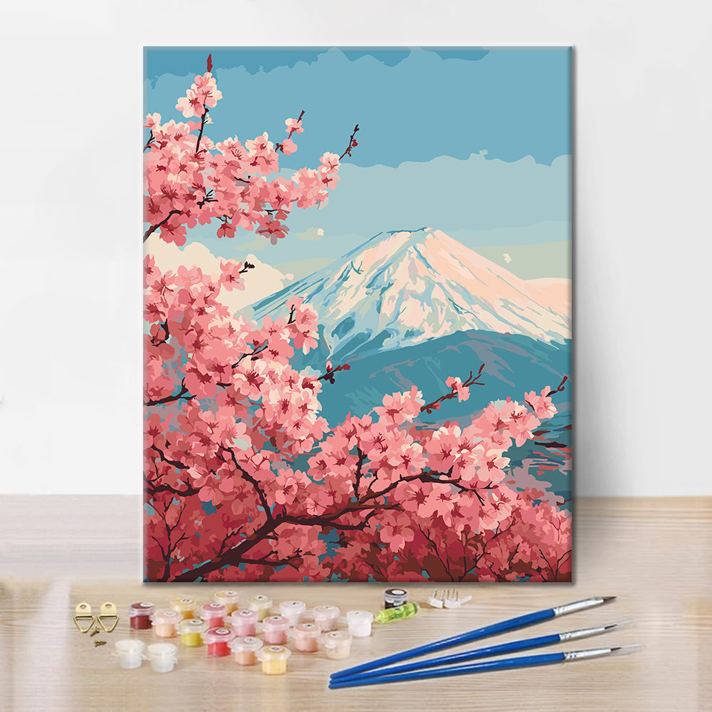 Primavera al Fuji – Dipingere con i Numeri