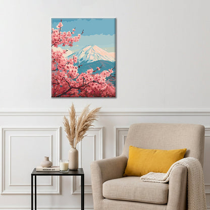 Primavera al Fuji – Dipingere con i Numeri