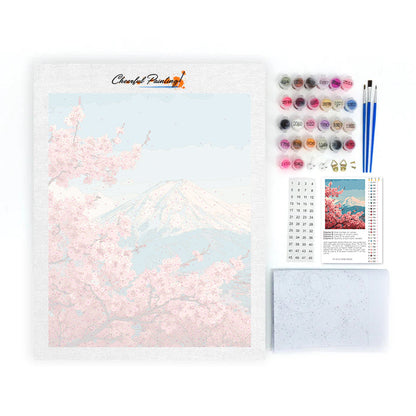 Primavera al Fuji – Dipingere con i Numeri