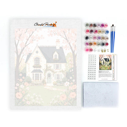 Cottage di primavera – Dipingere con i Numeri