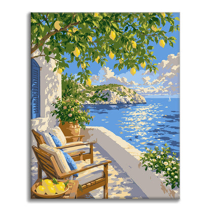 Mediterraneo estivo – Dipingere con i Numeri