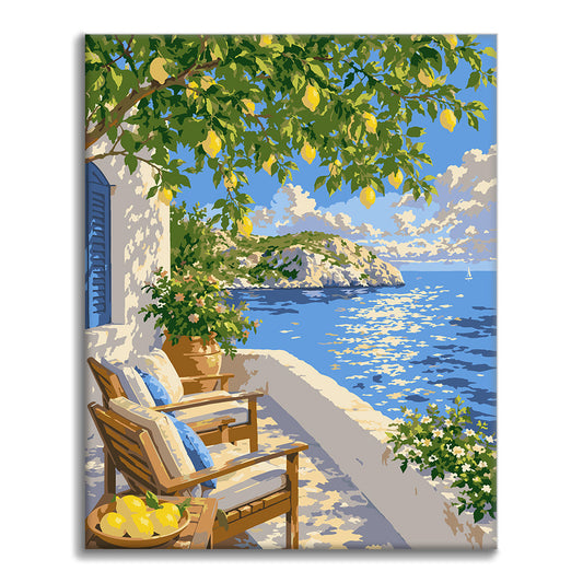 Mediterraneo estivo – Dipingere con i Numeri