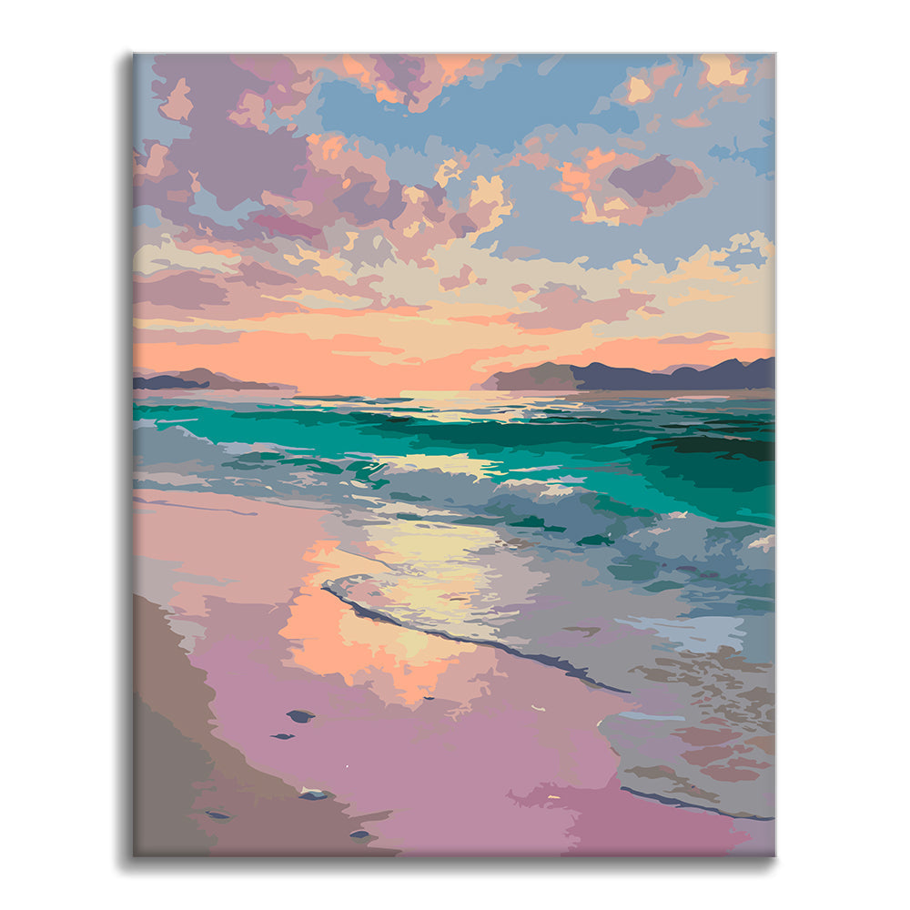 Serenità al tramonto – Dipingere con i Numeri