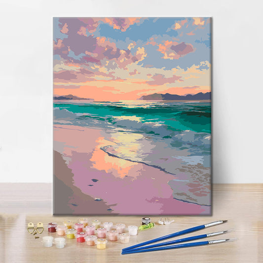 Serenità al tramonto – Dipingere con i Numeri