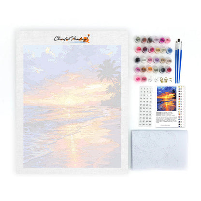 Tramonto tropicale – Dipingere con i Numeri