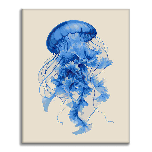 Meduse Blue Bloom – Dipingere con i Numeri