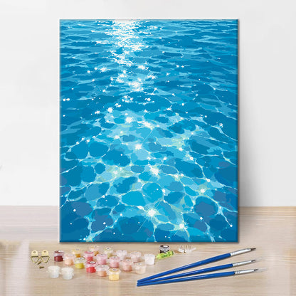 Splendore Blu – Dipingere con i Numeri