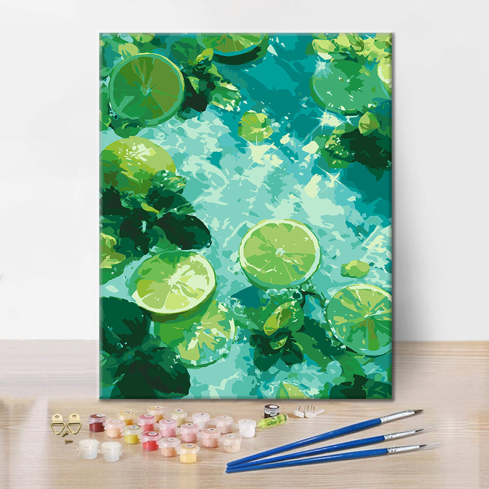 Lime alla menta – Dipingere con i Numeri