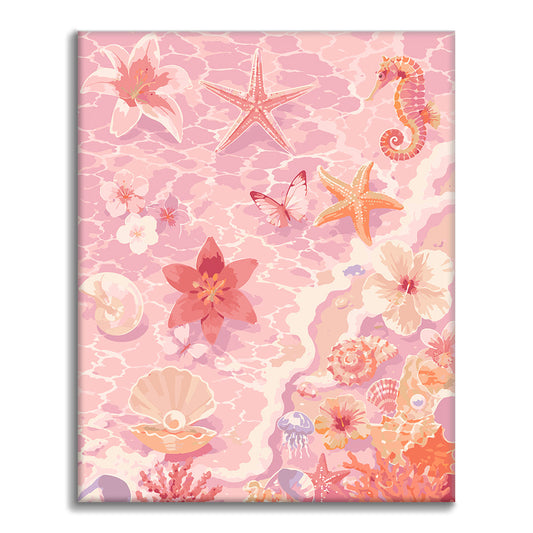 Tesori dell'Oceano Rosa – Dipingere con i Numeri