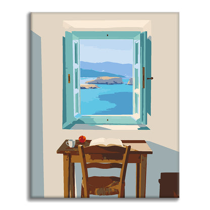 Studio con vista mare – Dipingere con i Numeri