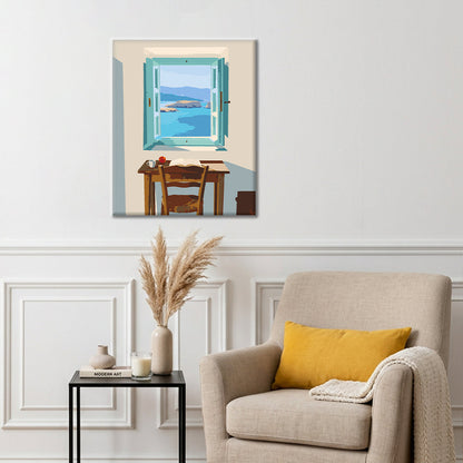 Studio con vista mare – Dipingere con i Numeri