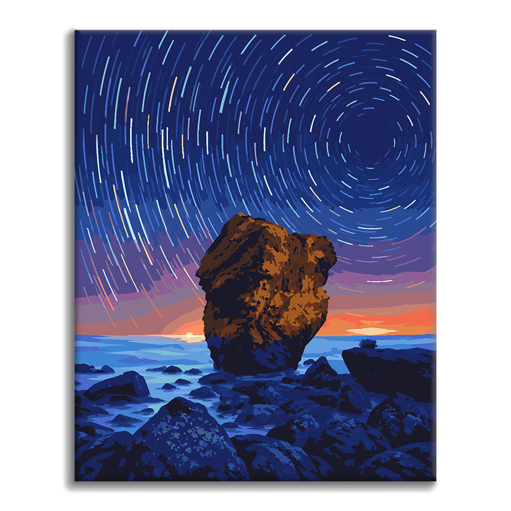 Scie stellari sul mare – Dipingere con i Numeri