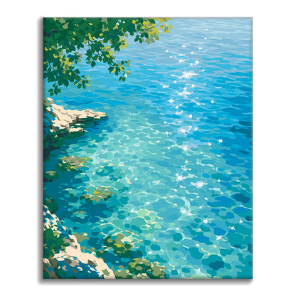 Luce del sole sul mare – Dipingere con i Numeri