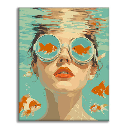 Attraverso gli occhi di un pesce rosso – Dipingere con i Numeri