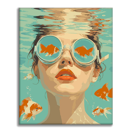 Attraverso gli occhi di un pesce rosso – Dipingere con i Numeri