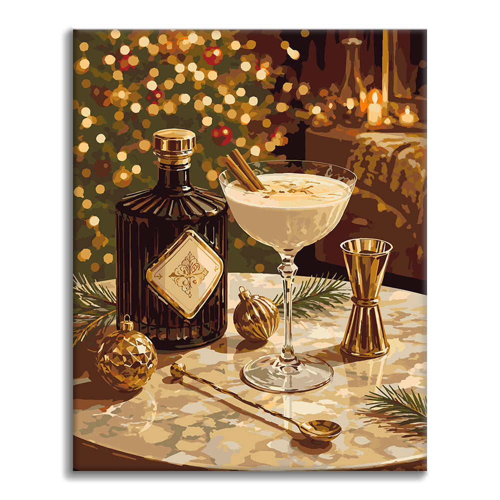 Cocktail festivo elegante – Dipingere con i Numeri