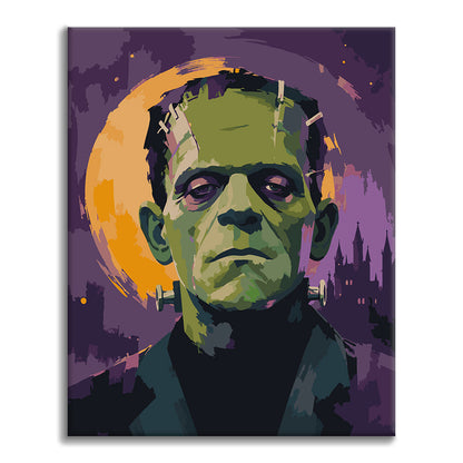 Frankenstein sotto la luna piena – Dipingere con i Numeri