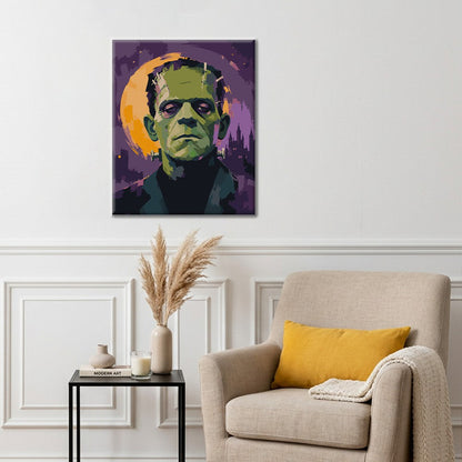 Frankenstein sotto la luna piena – Dipingere con i Numeri