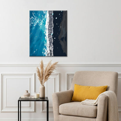 Litorale oceanico dall’alto – Dipingere con i Numeri
