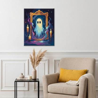 Fantasma in uno specchio antico – Dipingere con i Numeri