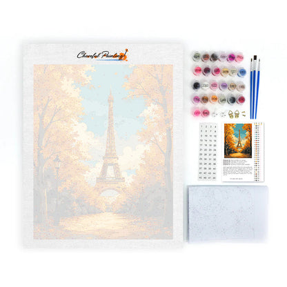 Torre Eiffel in autunno – Dipingere con i Numeri