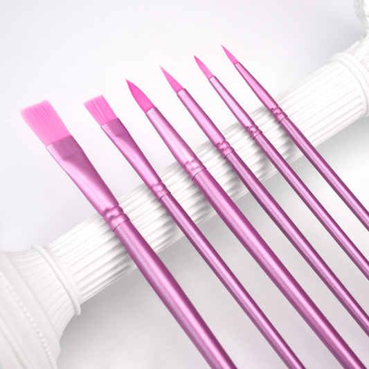 Set di spazzole in nylon (6 pezzi)