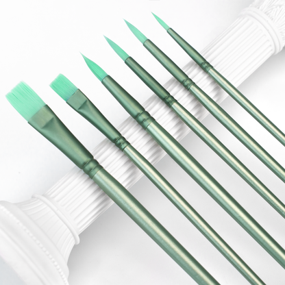 Set di spazzole in nylon (6 pezzi)