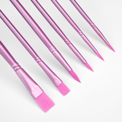 Set di spazzole in nylon (6 pezzi)