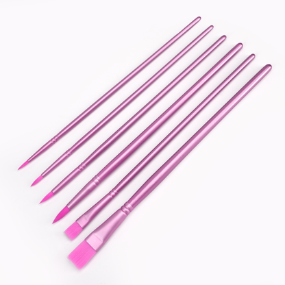 Set di spazzole in nylon (6 pezzi)