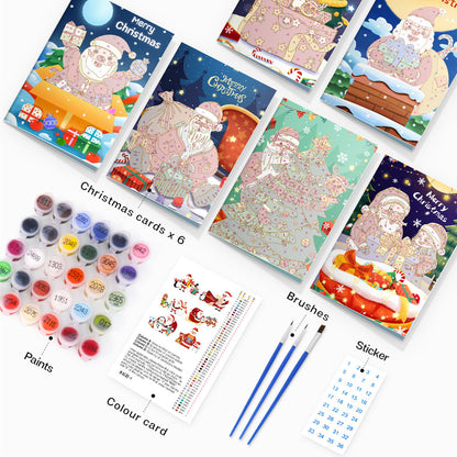 Biglietto di Natale II - Dipingere con i Numeri