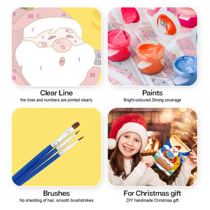 Biglietto di Natale II - Dipingere con i Numeri