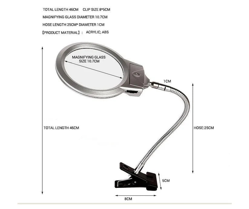 Lente d'ingrandimento a LED