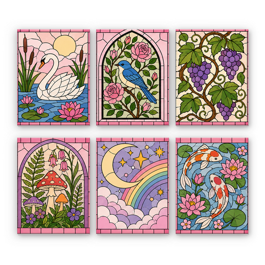 Vetrate incantate - Dipingere con i Numeri