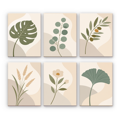 Delicate piante - Dipingere con i Numeri