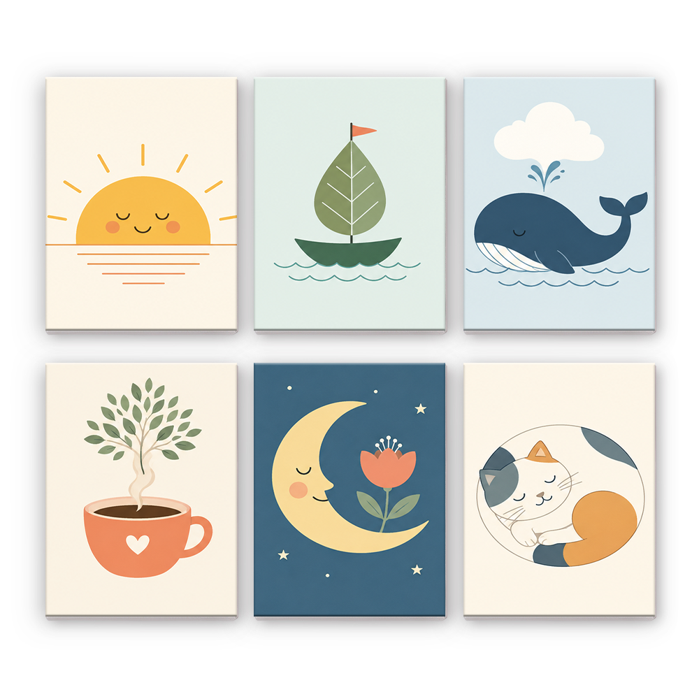 Piccoli momenti delicati - Dipingere con i Numeri