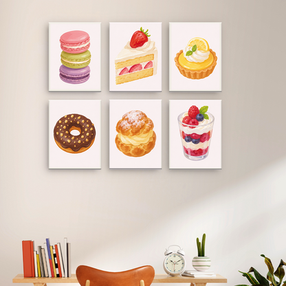 Delizie pastello per dessert - Dipingere con i Numeri