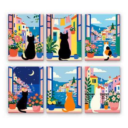 Gatti alle finestre del Mediterraneo