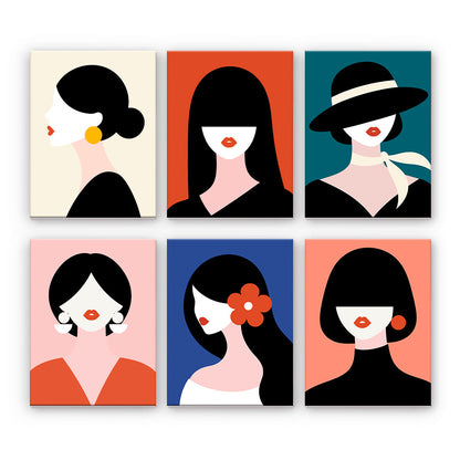 Ritratti di donne alla moda