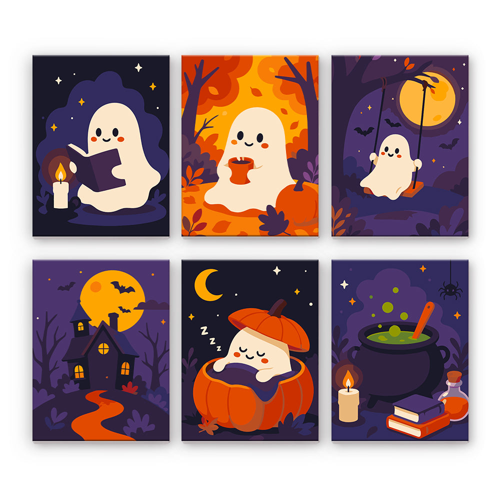 Accoglienti fantasmi di Halloween