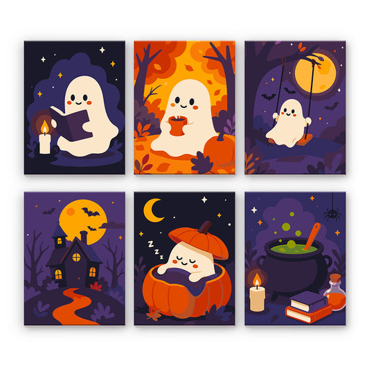 Accoglienti fantasmi di Halloween