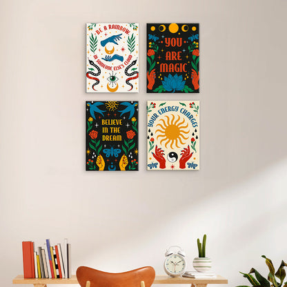Poster di affermazione mistica