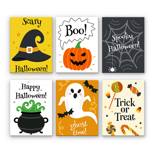 Poster tipografici di Halloween