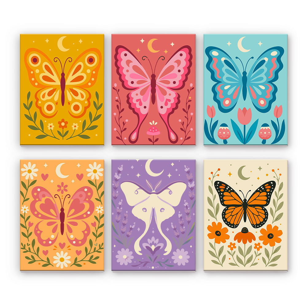 Farfalle colorate