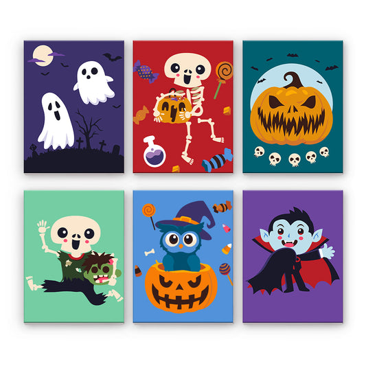 Scheletri e mostri di Halloween