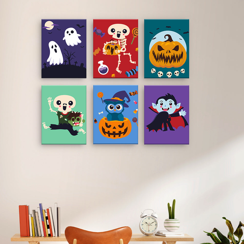 Scheletri e mostri di Halloween