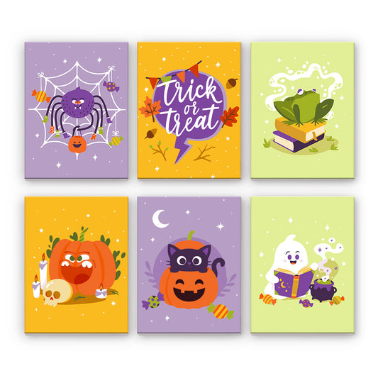 Personaggi pastello di Halloween