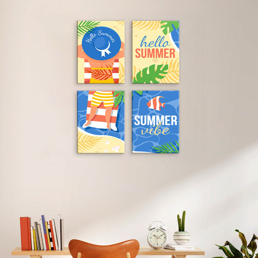 Poster di moda estiva