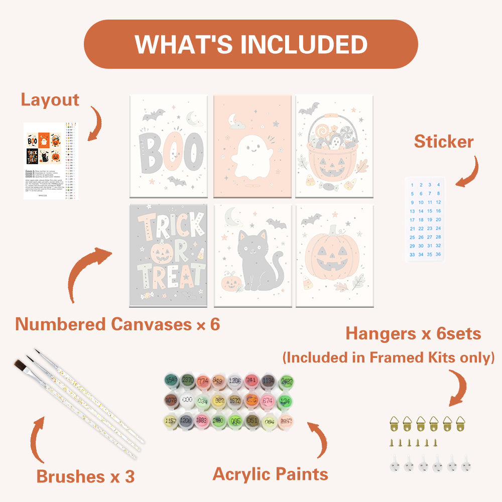 Grafica minimale di Halloween