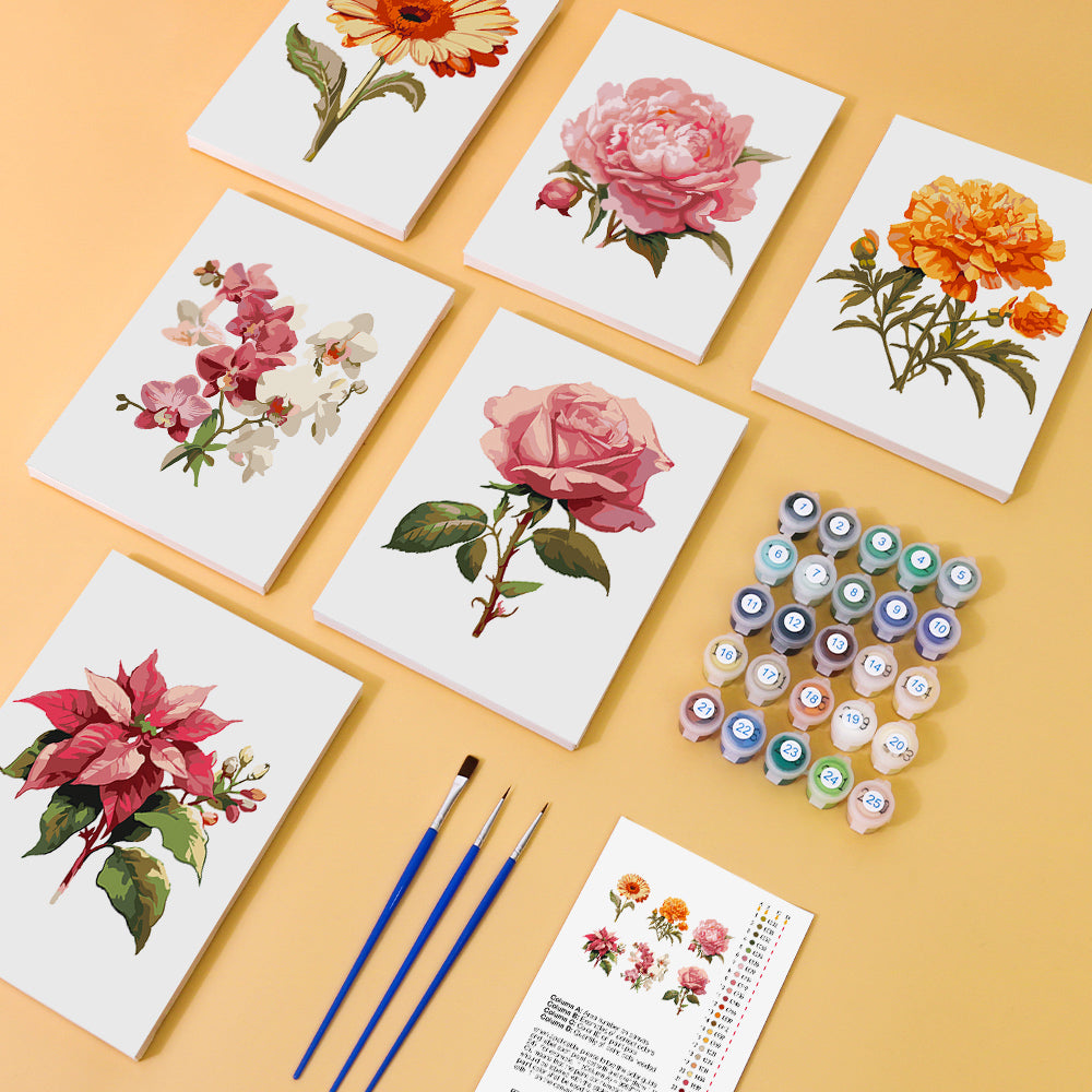 Fiori - Dipingere con i Numeri