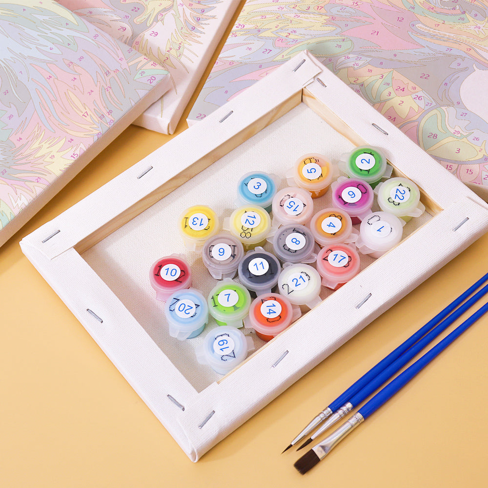 Animali colorati - Dipingere con i Numeri